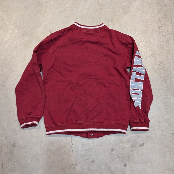 Montana Grizzlies Red Varsity Jacket Women's XS-S UofM - Picture 4 of 7